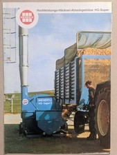 MENGELE HG-Super Häcksel Abladegebläse Prospekt Traktor Bulldog Schlepper