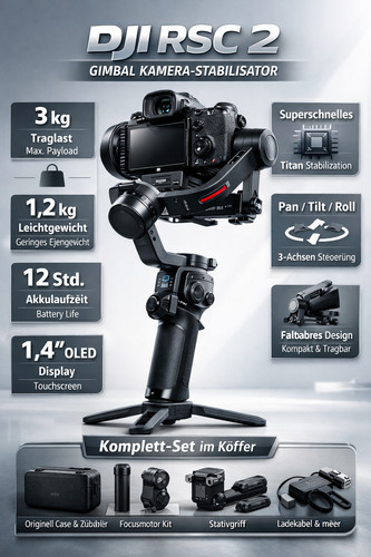 Dji rsc gimbal kamera - |,