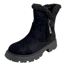 Damen Stiefel Schwarz Winter