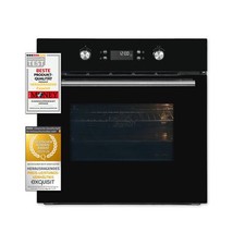 Exquisit Elektrobackofen EBEP697-H-030 schwarz | Pyrolyse | Eco | EEK: A