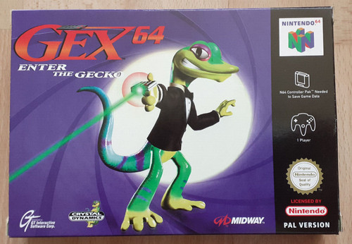 Nintendo n64 spiel - -, gex
