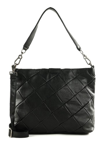 Fredsbruder check hobo bag - check,