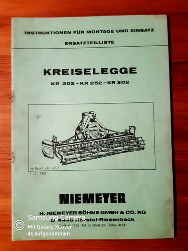 Ersatzteilliste niemeyer - ersatzteilliste,