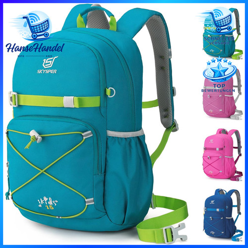 Kinderrucksack 15l komfortabel - 15l,