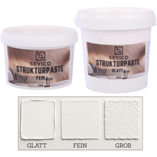 Strukturpaste Weiße 1kg/2KG