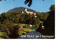 Ansichtskarte beschrieben Aschau im Chiemgau Stempel Aschau 1981