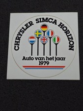 CHRYSLER SIMCA HORIZONT ➔ Sticker / Aufkleber ➔ *aus Sammlung* 061
