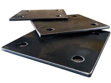 Ankerplatte, Stärke: 4 -10 mm; gelochte Platte STAHL S235 JR