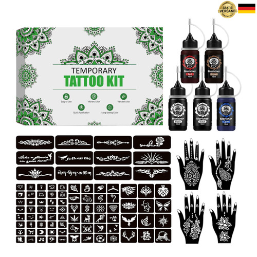 Moricher henna tattoo kit - moricher, 5