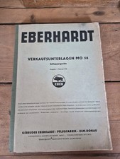 Orig.  Schlepper Prospekt Eberhardt Programm 1958 Traktor Lanz IHC Güldner Fahr