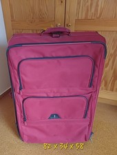 Koffer xxl Stoff dunkelrot