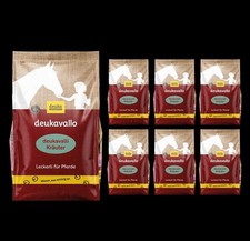 7 x deuka deukavalli Kräuter 1 kg Pferdeleckerli Pferdefutter Belohnung Cobs