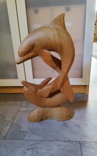 Holzschnitzerei delphine 45 - delphine,,