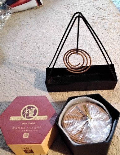 Räucher spiralen mit - räucher,