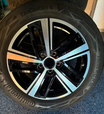 Komplettrad VW Caddy 5 Colombo schwarz 215/55 R17 98H Conti Eco Contact 6