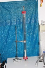 Pharmacia Chromatographie-Säule  SR Säule (Doppelwandig) mit 2 Adapter