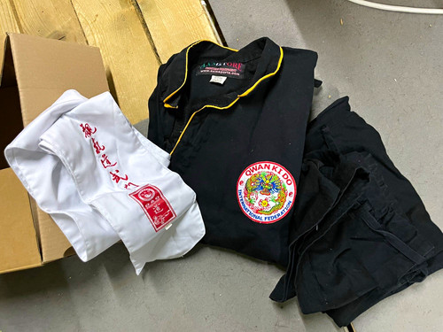 Qwankido kampfanzug set - qwankido-kampfanzug, mit