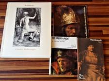 4 x Buch Bücher Rembrandt