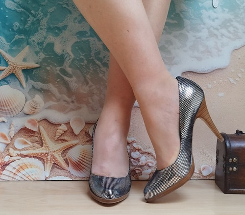 Buffalo glitzer high heels - buffalo,