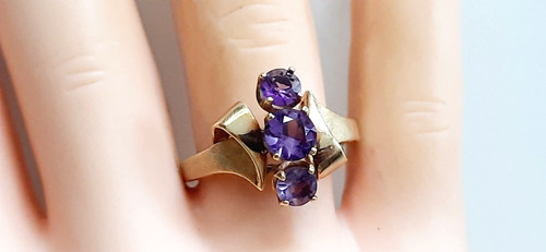 Gold ring 585 ooo 14 - gold, /