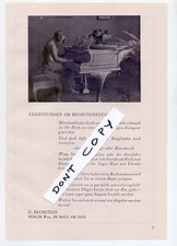 1931 Werbeanzeige Bechstein Flügel groß 19x28 cm!