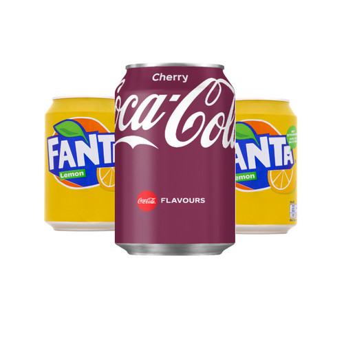 Fanta lemon 2x24 coca - 2x24,,
