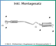 Auspuffanlage für Opel Astra G CC 1.2 16V 48/55KW Auspuff Montagesatz