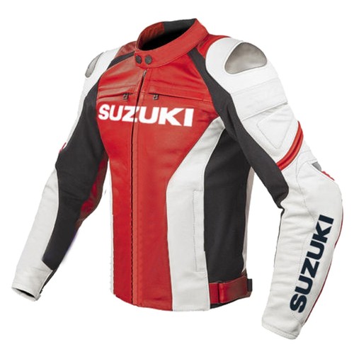 Suzuki lederjacke rennen leder - suzuki,