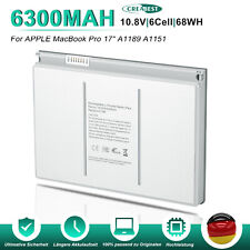 Akku Für Apple MacBook Pro17" A1189 A1151 A1212 A1261 A1229 MA458 2006 2007 2008