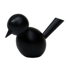 Deko Vogel Holz schwarz