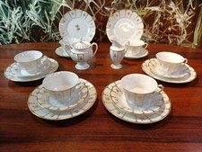 FÜRSTENBERG Germany GRECQUE Lyra - edles 20 teiliges Kaffeeservice - 6 Personen