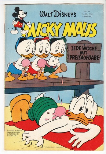 Micky maus 1958 27 altes - micky,