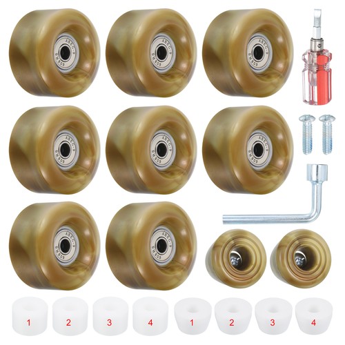 8pcs roller skate wheels quad - 8pcs,