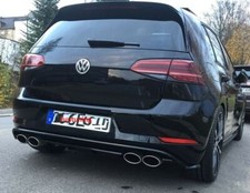 Sportauspuff Endschalldämpfer für VW Golf 7 Facelift 2017-2020 Rohre 120x80mm