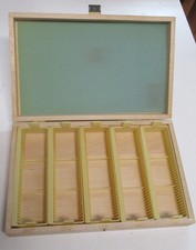 Dia-Holzkasten Dia-Aufbewahrungsbox aus Holz für 180 Dias