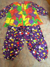 Fasching Clown Kinder Hemd und Hose ca. Größe 140