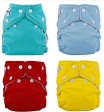 Stoffwindel Windel Onesize WIEDERVERWENDBAR All-in-One  FUZZIBUNZ TÜRKIS 