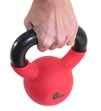 Gusseisen 8 kg Kugelhantel Kettlebell Vinyl Schwunghantel Metall Kugelgewicht 10