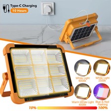 3500W LED Baustrahler Akku Aufladbar Arbeitsleuchte Werkstattlampe Flutlicht DHL