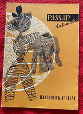 Heft Passap Automatic Hand-Strickapparat von 1958