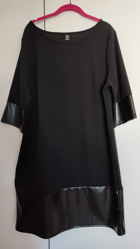 Schönes kleid leder optik - schönes, kleid,