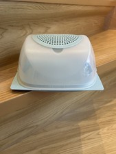 Tupperware Käsemax Junior quadratisch Blau Käseaufbewahrung Käsebehälter Tupper