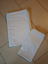 Bettwäsche Hotelbettwäsche Weiß 135x200 cm Kissenbezug 80x80 cm von Exquisit