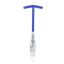 alca® Zündkerzenschlüssel 21 mm mit Feder + T-Griff Z-Gelenk Universal Zündkerze