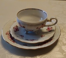 Weimar Porzellan Gedeck 3 tlg