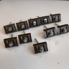 10x EJOT Orkan Kalotten für Trapezblech Typ 26-27 Alu braun