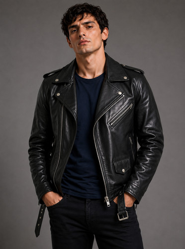Herren motorrad lederjacke - herren,