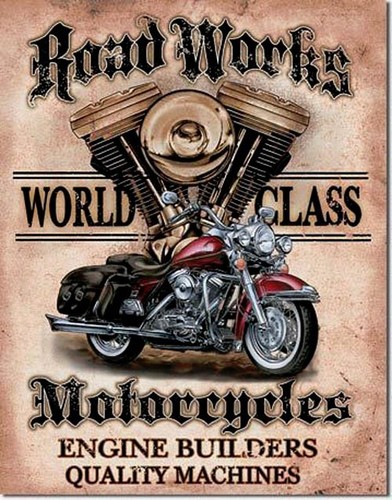 Biker schild 40 groß - x,