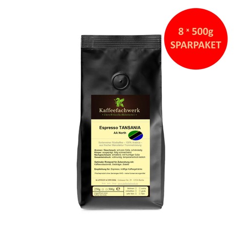 Espresso tansania 8x500g - espresso,