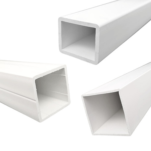 Pvc vierkantrohr weiß - pvc,